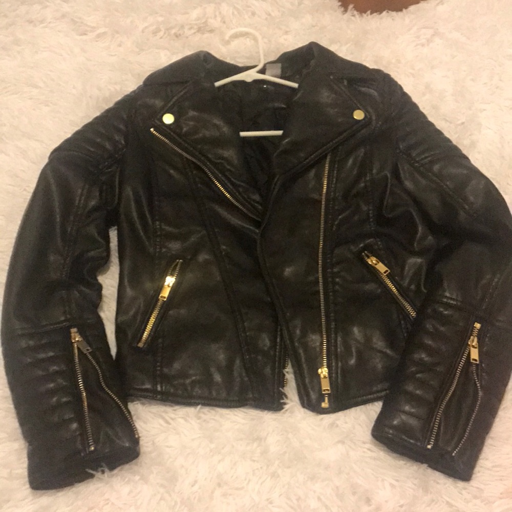 H&M leather jacket